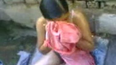 Telugu Girl Outdoor Bath - Cute Village Girl 8217 S Outdoor Bath Exposed By Bf porn tube video